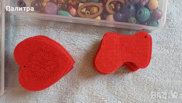 Голям лот материали за бижута, крафт и декорации, снимка 2 - Декорация за дома - 52455747