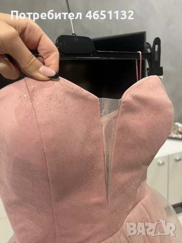 Официална/бална рокля; розова; ХS, снимка 7 - Рокли - 52416510