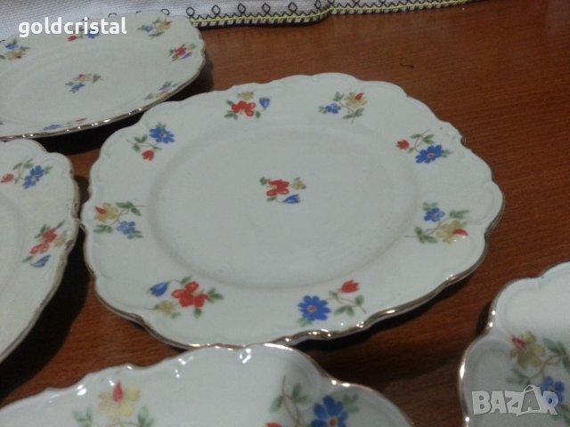 Стар немски порцелан Бавария чинийки, снимка 6 - Антикварни и старинни предмети - 42868089