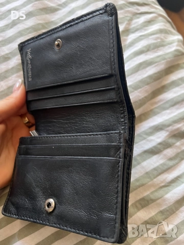 Портмоне естествена кожа ysl, снимка 4 - Портфейли, портмонета - 52430006