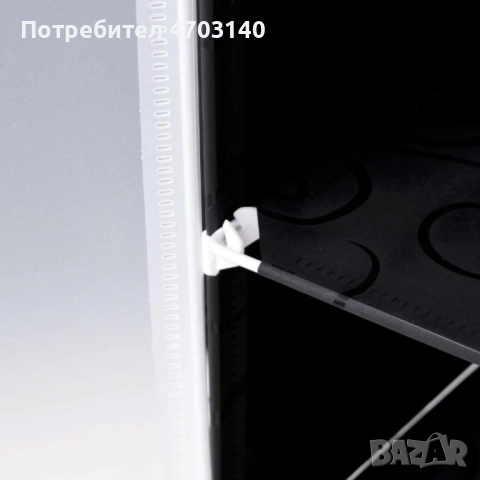 Черен модулен шкаф за обувки - функционалност и красив дизайн в едно, снимка 4 - Шкафове - 53343751