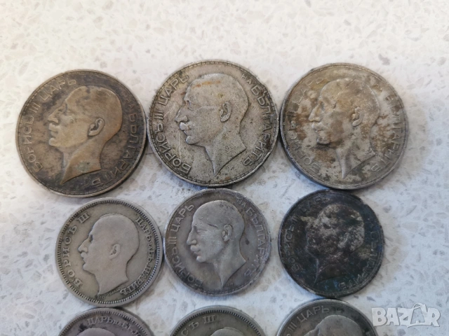 ЛОТ СРЕБЪРНИ МОНЕТИ 1930-37, снимка 7 - Нумизматика и бонистика - 53154572