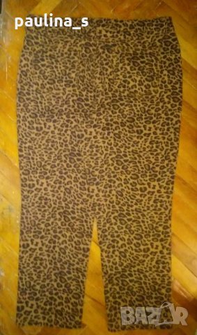 Еластични дънки в леопардов принт / леопардова шарка "Time & Tru"® / голям размер , снимка 6 - Дънки - 31205617