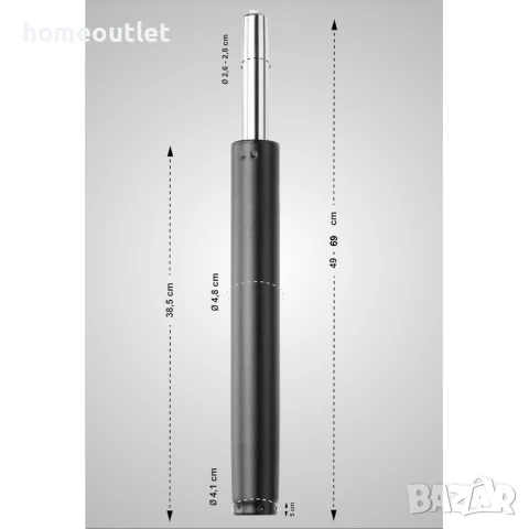 ПРОМОЦИЯ Газов амортисьор AMFBD-C130-QG, снимка 2 - Столове - 50654272