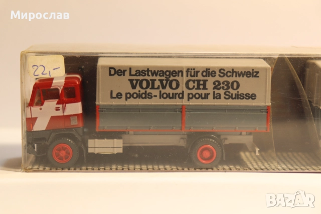 ALBEDO 1:87 H0 VOLVO TIR ТИР ИГРАЧКА КОЛИЧКА МОДЕЛ КАМИОН, снимка 2 - Колекции - 52639468