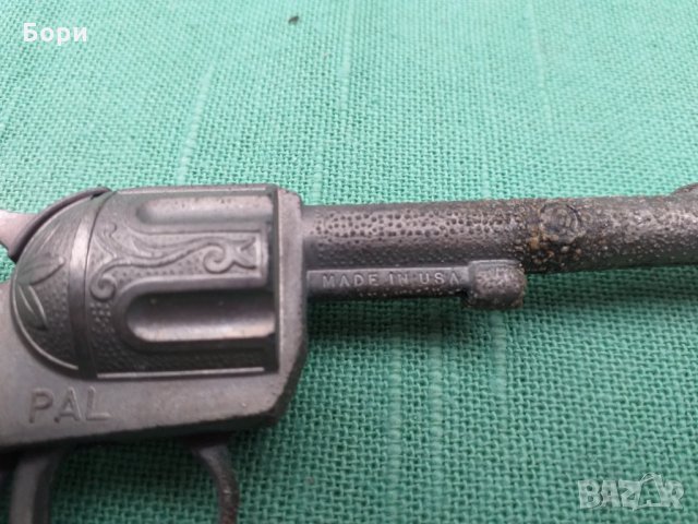 Hubley "PAL"U.S.A. Стар метален пистолет, снимка 8 - Други ценни предмети - 34309283