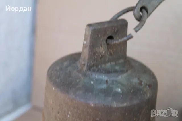 Бронзова камбана и стойка котва, снимка 4 - Антикварни и старинни предмети - 50349285