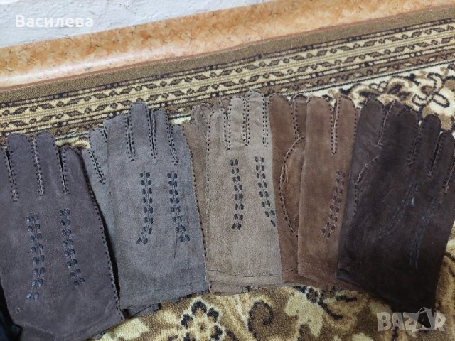 ръкавици естествен велур с дефекти, снимка 3 - Ръкавици - 42769530