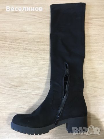 Удобни дамски ботуши тип чизми, снимка 6 - Дамски ботуши - 38826074