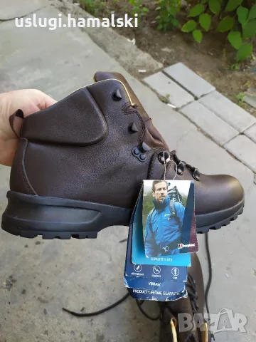 Нови туристически обувки/боти Gore-tex/кожа, снимка 7 - Мъжки боти - 55769899