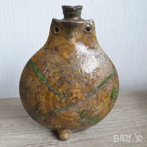 Стара керамична пинта,павурче, снимка 2 - Антикварни и старинни предмети - 49594756