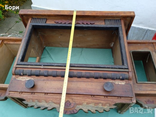 Стара дървена етажерка, снимка 14 - Етажерки - 36635717