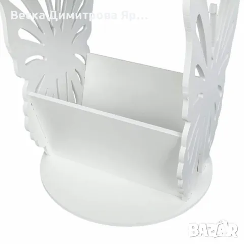 Елегантна помощна масичка с пеперуден дизайн, снимка 5 - Маси - 49135479