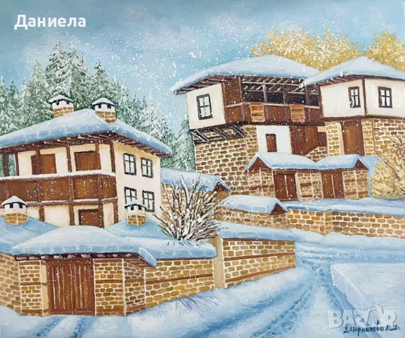 Авторски картини с маслени бои.