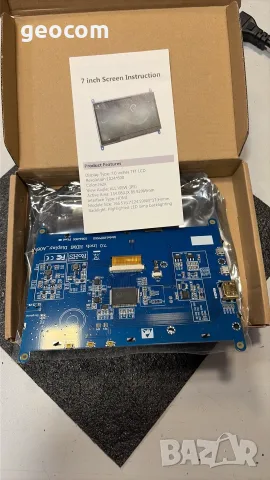 7.0" LCD Display IPS Touchscreen (Нов,1024х600,HDMI), снимка 2 - Монитори - 55984980