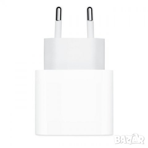 Зарядно устройство Apple 20W USB-C Power Adapter, от контакт към USB Type C (ж), бяло, снимка 4 - Аксесоари за Apple - 33819546