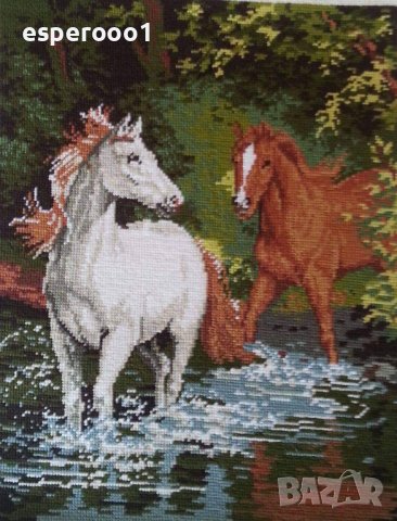 Гоблен Коне в реката