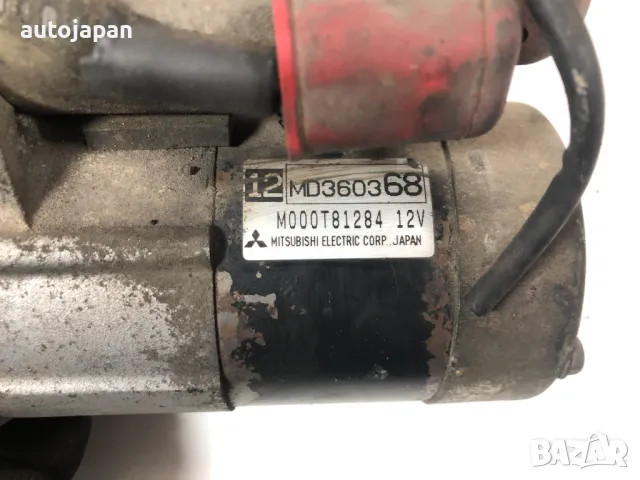 Стартер Mitsubishi Carisma 1.8GDI 1999г M000T81284, снимка 2 - Части - 49189122