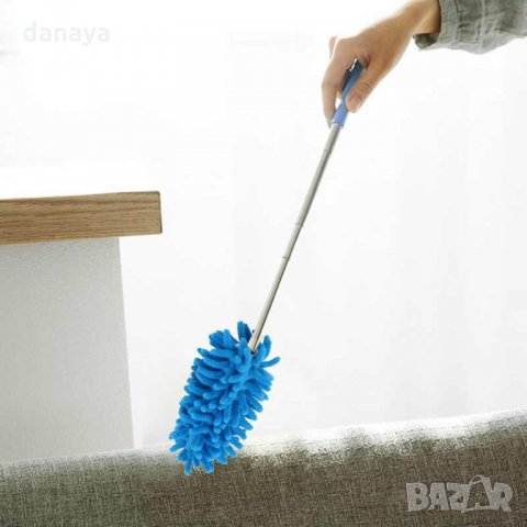 1558 Микрофибърна бърсалка за прах с телескопична дръжка, снимка 8 - Други стоки за дома - 29703814