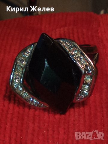 КРАСИВ МЕДЕН СТАР ПРЪСТЕН с ФАСЕТИРАНИ КРИСТАЛ и ЦИТРИН 26605, снимка 11 - Пръстени - 36393118