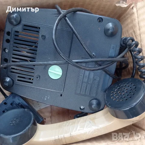 Ретро счупен телефон с шайба , снимка 4 - Антикварни и старинни предмети - 55843194