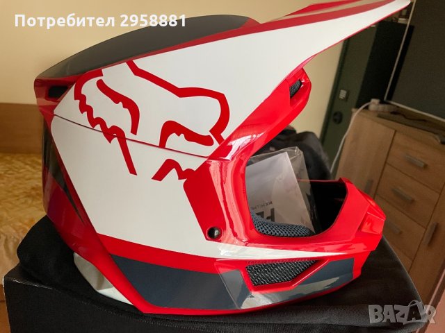 Каска Fox V1 Motocross  размер XXL 63-64см, снимка 2 - Други спортове - 31865871