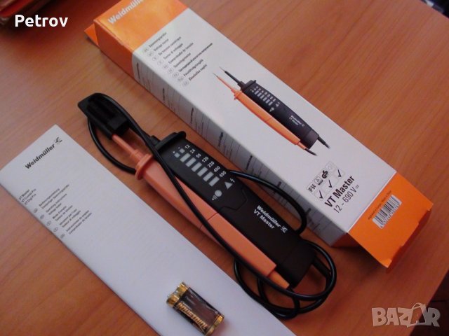 WEIDMÜLLER VT Master - ТОП-PROFI Електроизмервателен Уред: 12-690V AC/DC , "верига", сфазиране L1,L2