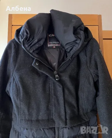 Дамско яке с вълна и гъши пух CMP, снимка 3 - Якета - 48883868