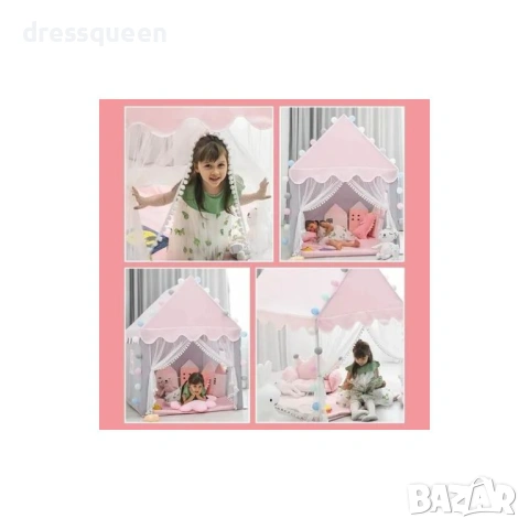 4762 Детска къщичка с мека мрежа и нежен дизайн, снимка 5 - Други - 54066209