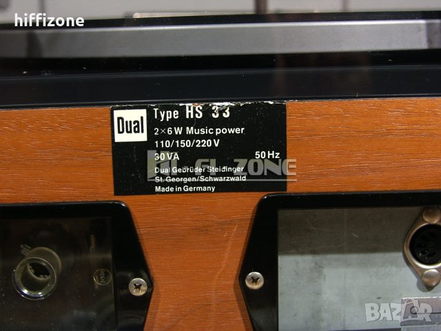 ГРАМОФОН  Dual hs-33 /1 , снимка 15 - Грамофони - 42429081