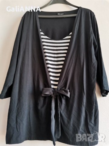 СТРАХОТНА ТУНИКА 2 В 1 РАЗМЕР 2XL-3XL, снимка 2 - Туники - 38574604