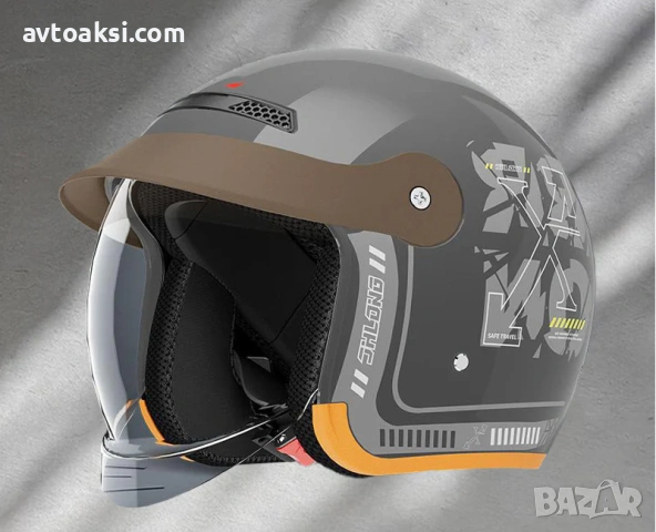 Каска за Мотор/Скутер/АТВ/Тротинетка 6-ри цвят, снимка 7 - Аксесоари и консумативи - 53008369