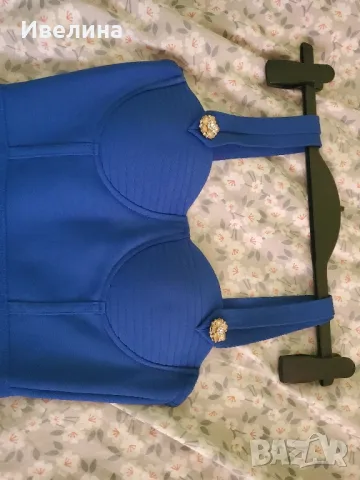 Синя официална рокля, снимка 1