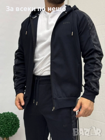 Hugo Boss Мъжки Спортен Комплект🔝Мъжки Спортен Екип Хуго Бос Код A1075, снимка 2 - Спортни дрехи, екипи - 52313476