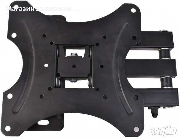 Стенна стойка за TV HDL-117B, Две рамена, Регулируема, 14"-42", Черна, снимка 6 - Стойки, 3D очила, аксесоари - 36378189