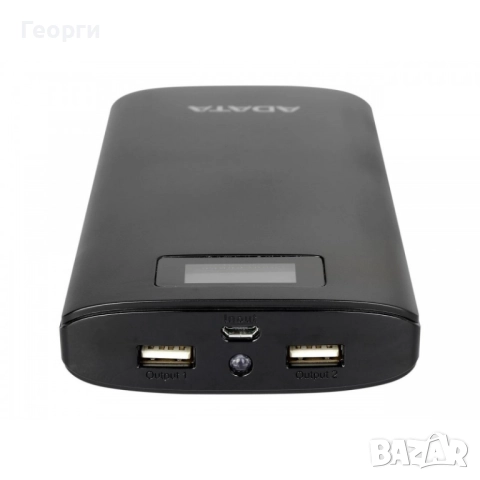 Външна батерия ADATA P20000D, 20 000 mAh, 2xUSB, LED, Black, снимка 2 - Външни батерии - 51925294