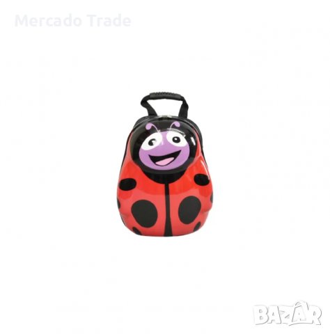 Детска раница Mercado Trade, 3D, Поликарбон, Калинка, Червен