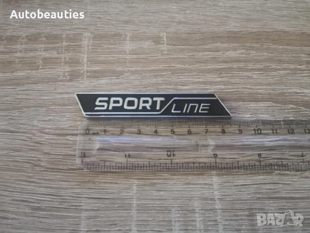 емблема Skoda Sportline черно със сребристо , снимка 5 - Аксесоари и консумативи - 51165362
