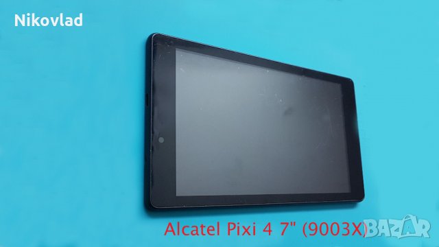 Дисплей с тъч и рамка Alcatel Pixi 4 7" (9003X), снимка 2 - Таблети - 34069363