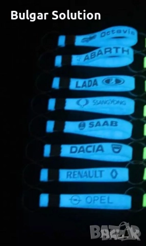 Светещ нагривник за ключове за кола с марката на колата, снимка 4 - Подаръци за мъже - 52284260