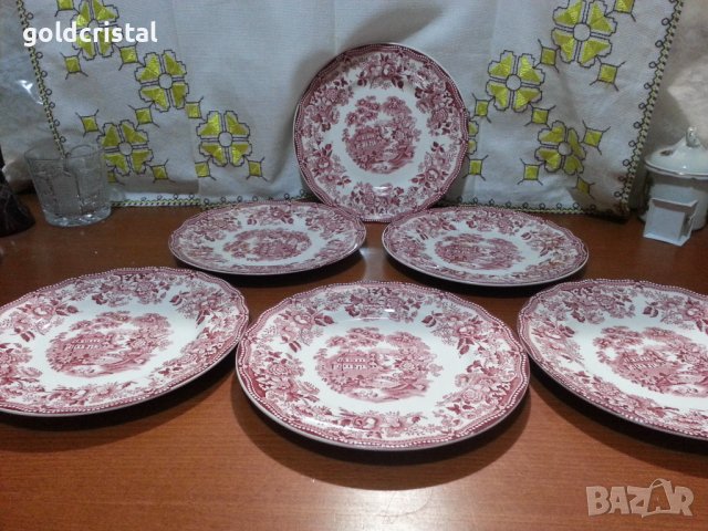 Английски порцелан чинии, снимка 5 - Антикварни и старинни предмети - 44466031