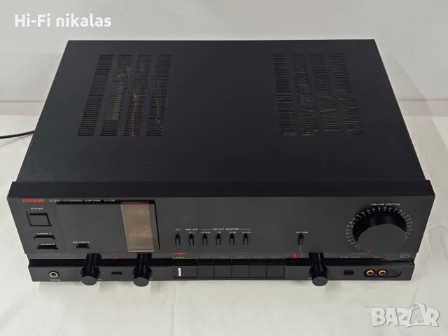 хибриден лампов стерео усилвател Hi-Fi LUXMAN LV-103, снимка 6 - Ресийвъри, усилватели, смесителни пултове - 51048422