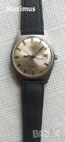 Sekonda/Poljot autodate deluxe steel., снимка 9 - Мъжки - 53917766