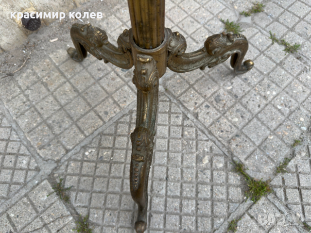 стара италианска месингова закачалка за дрехи, снимка 13 - Антикварни и старинни предмети - 54274999