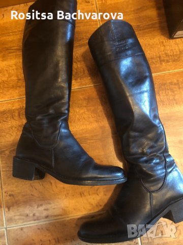 Ботуши естествена кожа, 37 номер, снимка 3 - Дамски ботуши - 30793357