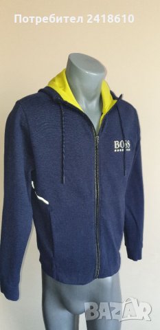Hugo Boss Saggy Hoodie Full Zip Regular Fit Mens Size S/М ОРИГИНАЛ! Суичер с цял Цип!, снимка 15 - Спортни дрехи, екипи - 31988981
