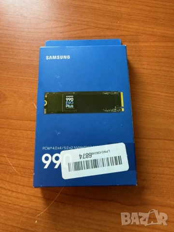 Samsung 9100 Pro 2TB NVMe M.2 (2280), скорост на четене до 14700MB/s, скорост на запис 13400MB/s
