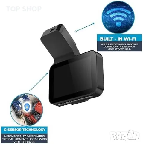 Нова Авто Двойна Камера - Широкоъгълна, HDR, Лесен Монтаж за кола, снимка 2 - Друга електроника - 49657582