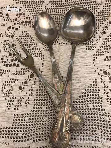 Старинни посребрени прибори AURA ARGENT – 3 броя