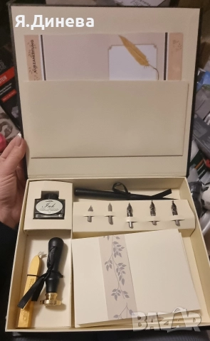 Калиграфичен комплект , снимка 3 - Други - 52951375